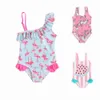 Baby Girls Badebekleidung Einsandes Kinder Designer Badeanzüge Kleinkind Kinder Bikinis Cartoon gedruckt Schwimmanzüge Kleidung Strandbekleidung Badeanzug Sommer C G8SH#