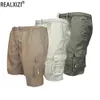 Shorts pour hommes Shorts décontractés Summer Street DrawString Tactical Shorts Multi-Pocket Outdoor Sport Camouflage Camouflage Shorts 240410