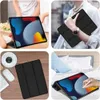 Tablet PC custodie borse soft shell per iPad 7 8 9 10.2 Coperchio pieghevole shell posteriore per iPad 7 ° 8 ° 9a generazione A2603 A2604 Case tablet 240411