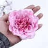 Decorative Flowers 5pcs 10CM Large Artificial Peony Flower High Quality Silk Rose For Wedding Party Home Decoration DIY Wreath Gift Clip Art