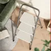 Leiterhocker moderne einfache Hochhocker Küche Verdickung Leiter Stuhl Klappstecher Stiefhocker Bogen Handläufe