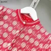 Classici per bambini tracce da ragazza di alta qualità Abito a maglia Abiti per bambini Designer Designer Taglie da 100-160 cm Maglietta jacquard e pantaloncini 24pril