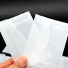 50pcs / lot enveloppe translucide blanche pour les cartes postales de messagerie européennes de la carte de message-cadeau européen