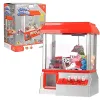 Mini Claw Machine Coin Operated Clip Doll Candy Portable Mini Plush Grabber Arcade Machine Fun Game Toys For Children Kids Gift