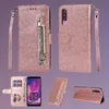 Multifunktion bling glitter läder plånbok fodral för iPhone 14 plus 13 mini 12 11 pro max x xr xs 8 7 samsung s22 ultra blixtlås spa8881313