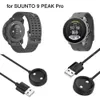 Быстрая зарядка для Suunto 9 Peak Pro Charger GPS Sport Watch Magnetic USB -зарядные док -колыбели черный кабель