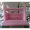 15x15x10ft-4.5mlx4.5mwx3mh Activités extérieures Boungers de mariage gonflables Pink / Orange / White House Saut château gonflable pour la fête d'anniversaire de mariage