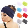 Nuevas diademas de color sólido para mujeres Men Sports Yoga Sweat Band Bands Turban Wash Makeup Band para cabello Accesorios para el cabello