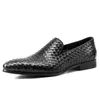 Sapatos casuais 2024 homens mocassins couro que dirige mocassins oxfords mocassins italiano para