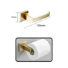 Mp35 titulares de papel higiênico de hardware de ouro escovado Conjunto de hardware do banheiro prateleira de toalha de barra
