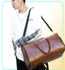 Unisex Large Capacity Waterproof Luggage Bag Portable Sport Weekend s Business Duffle Soft Leather Travel Suitcase 2202225462862