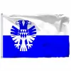 Nederländerna Amsterdam City Flag Livid Color, Double Stitched Netherland Flags Banners med mässing Grommets inomhusdekor