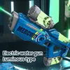 Toy de pistola de água elétrica LED LED disparando contínuo