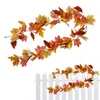 Decorative Flowers Fall Vine Garland Garlands Reusable Faux Leaves Vines For Indoor Outdoor Home Table
