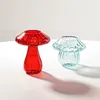 Candle Holders Mushroom Candlestick Glass Holder Decoration Supplies Candlelight Dinner Accessories Table Decor