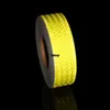 5 cm*25m Reflecterende zelfklevende waarschuwing Tapes Fluorescerende auto's Motorfietswaarschuwing Reflecterende filmstickers voor fiets