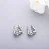 Gestüt Ohrringe 2024 Europäische und amerikanische Vintage Sterling Silber 925s Sonnenblume Diamonds Style Juwely Party Frau