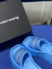 Designer Luxury Sandals tofflor Womens Rhinestone kardborrband Soft GAI-plattform Storlek 35-42 10 cm Party Formal Office