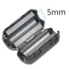 Noise Filter Ferrite Core Black 2/5Pcs Ring Cable Clip On Wire Anti-jamming TDK 5mm Ferrite Core Noise Suppressor Filter