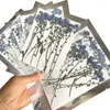 Kwiaty dekoracyjne 24pcs/5-8 cm Prawdziwa naturalna roślina suszona wciśnięta gałęzie zapomnienia-me-not dla DIY Craft Libiry Gwaose Art Art