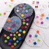 Snasan kleine bloem hart dolfijn edelsteen schoonheid nail art hars siliconen mal diy handgemaakte gereedschap kleine kralen hars siliconenvorm