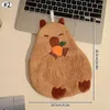 Handtuch absorbierende Capybara Handtücher Korallen Samt Hanging Kawaii Tierwaschlappen für Kinder Küche Vorräte