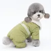 Odzież dla psów grube i ciepłe czteroosobowe łopatki małe ubrania płaszcz płaszcza Yorkshire Pomeranian Pudle Bichon Pet Clothing Rompers