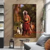 Gerome Artwork Arab Merchant Poster Classical Classical Living Paesaggio tela dipinto della sala da parete HD Decorazioni per la casa