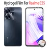 Filme de hidrogel para o protetor de tela realME C55 Realmi C55 Transparente Soft Film Realmec55 Realmy C55 Smartphone Curved Safety Protective Hidrogel Real Me C55 Não Vidro