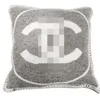 Woven jacquard ins small fragrance C Cshaped cushion sofa wool Nordic home pillow cover knitting1476060