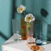 Vasi Nordic Style Glass Vase Bubble Art Colore trasparente Vial Creative Ins Ornamenti per la decorazione della casa moderna