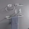 Toilettenpapierhalter Kein Bohrer Toilettenpapierhalter Wandhalterung Selbstkleber Edelstahl Handtuch Ringgewebe -Brötspender für Badezimmer Küche 240410