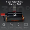 ACMER M2 Laser Rotary Roller Laser Engraver Y-axis Rotary Roller 360° Rotating for 4-138mm Different Engraving Diameter 4 Gears