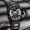 손목 시계 Lige Watches Men Casual Watch Luxury Big Dial Quartz Top Brand Wristwatch Date Clock Relogio Masculino Saati