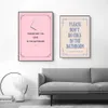 S'il vous plaît, ne faites pas de coke dans la salle de bain Quotes Canvas Peinture Beau Butt Butt Print Funny Gift Sign Woilet Wall Art Affiche Picture Picture Decor