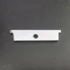 Polaire de style lame 10pcs pour la ligne Bobine de Mini Humbucker 57x13 mm Pickup Metal Slug Rod Chrome / Black