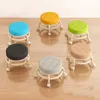 Modern Furniture Pulley Stool Creative Shoe Changing Stool Nordic Mobile Seats Multifunctional Circular Chair Home Accessories