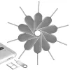 5-50st SIM-kortavlägsningsverktyg Universal Sim Card Tray Eject Pins Needle Opener Ejector med nyckelringshål för iPhone Xiaomi