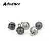 5pcs Small Bell Paracord Perle vintage Hanging Keychain Pendant Bracelets Bridiques Accessoires