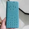 Cas pour oukitel WP8 WP10 WP12 WP13 WP15 WP16 WP17 WP19 WP20 WP21 WP22 Pro Ultra Genuine Leather Cuir Crocodile Head Flip Cover Flip