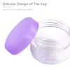 10pcs / lot de maquillage en plastique vide Nail Art Perle Conteneur de rangement de rangement portable Portable Jar Pot Boîte Round Bouteille 10G 15G 20G