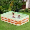 Piscine gonflable Piscine pliable à grande taille Piscine de pagayage gonflable Famille Summer Indoor Party Party Toys Enfants Cadeaux 240403