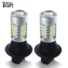 TCART P21W 1156 DRL pour le golf 7 LED Daytime Running with Front Signals Light Accesorios Coche