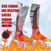 Rabagratifs chaussettes extérieures chaudes chaudes chaussettes thermiques chauffage 3 modes élastiques et chaussettes électriques résistantes à l'eau confortables