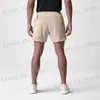 Herren -Shorts neue Sommersport -Herren Shorts Jogger Fitnessstudio Running Training Basketball Hose Schnell trocknen atmungsaktiv Stretch Strandhose T240411