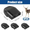 4pcs Deer Warning Whistles Dispositivo Deer portatile Portante Whistles Mini Deer Deer Whistle Avviso di animali resistenti alle condizioni meteorologiche