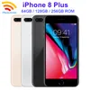 Orijinal iPhone8 iPhone 8 Plus 4.7 "5.5" Retina IPS LCD 64/128/256GB Kilitli 4G iPhone 8 Parmak İzi Gerçek Tonu