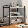 Nordic Ins Style Desktop Rack Desk File Storage Rack Bedside Bay Window Sill Table Multi-Layer Bookshelf Desk Shelf Gaming Desk