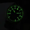 Сан -Мартин 41 -мм пилотный просмотр типа простые винтажные военные ветровые бронзовые механические наручные часы для мужчин, светящихся 10BAR SN0117