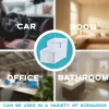 4L/6L vierkante Smart Sensor Desktop Waste Bin Automatisch voertuig gemonteerd afval kan lage geluidsafval emmers auto opslag afval afval bin